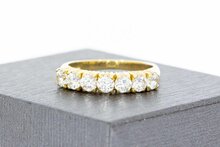 14 Karaat dames ring met Zirkonia - 17,5 mm