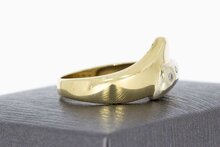 14 Karaat goud diamant damesring - 17,9 mm