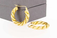 18 Karaat gouden Creolen dames  - 2,7 cm