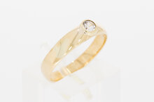 14 Karaat Zirkonia dames ring - 17,7 mm