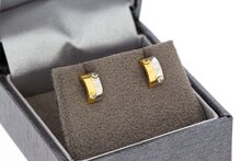 Dames Oorstekers 14 Karaat goud - 0,8 cm