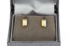 Dames Oorstekers 14 Karaat goud - 0,8 cm