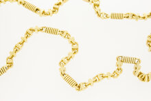 14 Karaat gouden Monte Carlo Koningsketting - 64 cm