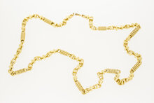 14 Karaat gouden Monte Carlo Koningsketting - 64 cm