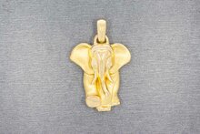 18 Karaat gouden Olifant hanger - 3,3 cm