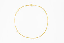 18 Karaat geelgouden enkelbandje - 26,5 cm