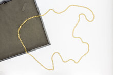 18 Karaat gouden Ankerketting - 82 cm