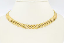 18 Karaat gouden Rolex style Collier - 44 cm