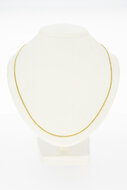 Gourmetketting 14K geel goud - 48 cm