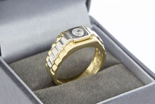 14 Karaat gouden Rolex style ring - 19 mm