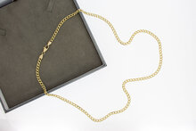 14 Karaat gouden Gourmetketting - 59,1 cm