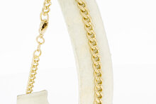14 Karaat goud Gourmet armband - 23,6 cm
