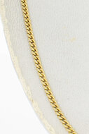 Gourmet schakelketting 14 Karaat - 52,6 cm