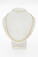 18 Karaat goud S-schakel ketting - 43,9 cm