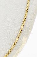 18 Karaat goud S-schakel ketting - 43,9 cm