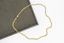 Valkoog Ankerketting 14 Karaat goud - 45 cm