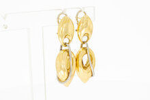 18 Karaat gouden oorhangers- 4,6 cm