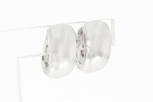 18 Karaat witgouden dames oorbellen - 1,9 cm