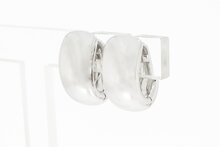 18 Karaat witgouden dames oorbellen - 1,9 cm