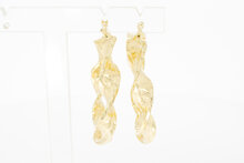 14 Karaat gouden Wokkel Creolen - 4,7 cm