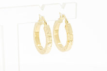 14 Karaat geel gouden Creolen  - 2,1 cm