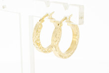 14 Karaat geel gouden Creolen  - 2,1 cm