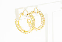 14 Karaat geel gouden Creolen - 2 cm