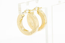 14 Karaat geel goud Creolen - 2,4 cm