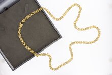 18 Karaat platte Koningsketting - 75,9 cm