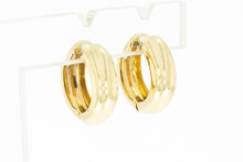 14 Karaat clip dames oorbellen - 1,8 cm