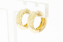 14 Karaat clip dames oorbellen - 1,8 cm