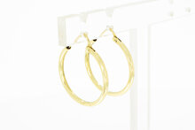 14 Karaat dames oorringen - 2,3 cm