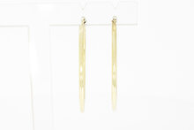 14 Karaat goud dames oorringen -  4,1 cm