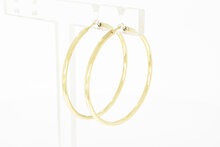 14 Karaat goud dames oorringen -  4,1 cm