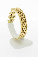 14 Karaat gouden Tank armband - 19,8 cm