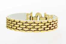 14 Karaat gouden Tank armband - 19,8 cm