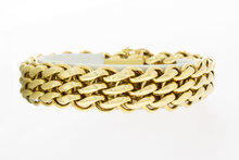14 Karaat Gevlochten armband - 20,7 cm