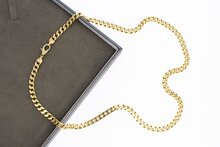 Gourmet ketting 14 Karaat goud - 54,2 cm