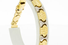18 Karaat platte Koningsarmband - 21,2 cm
