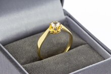 14 karaat gouden vintage ring - 17,2 mm