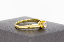 14 karaat gouden vintage ring - 17,2 mm