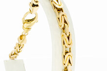 Byzantijnse herenarmband 14 karaat - 24,2 cm