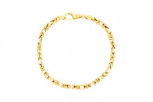 Byzantijnse herenarmband 14 karaat - 24,2 cm