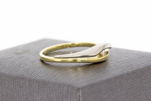 14 karaat gouden diamant ring - 17,7 mm