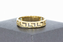 Vintage ring 14 karaat goud - 20 mm