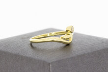 14 karaat gouden Diamant ring - 17,6 mm