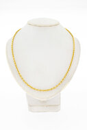 Anker ketting 18 Karaat goud - 71,5 cm