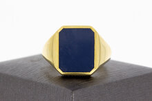 14 Karaat Lagensteen Zegelring - 22,2 mm