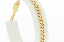 14 Karaat goud Gourmet armband - 19,7 cm