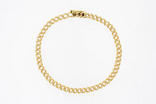 14 Karaat goud Gourmet armband - 19,7 cm